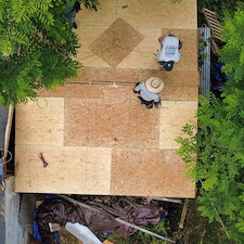 Garage-Roof-Rebuild-in-Kingsport-TN 1